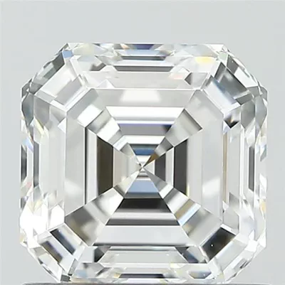 1.03ct E VVS2 Rare Carat Ideal Cut Asscher Lab Grown Diamond