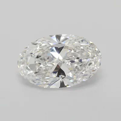 15.12ct F VVS2 Very Good Cut Oval Lab Grown Diamond