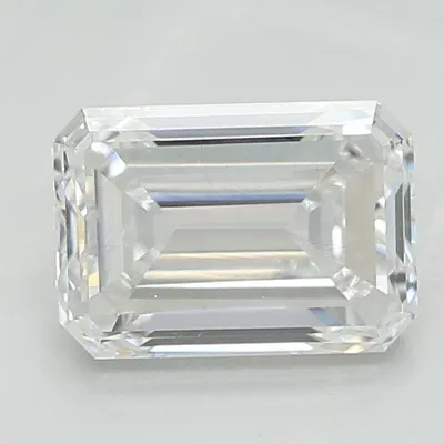 1.01ct D SI1 Very Good Cut Emerald Lab Grown Diamond
