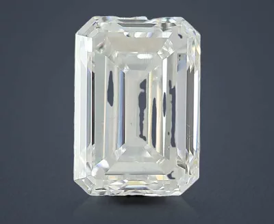 1.01ct D SI1 Very Good Cut Emerald Lab Grown Diamond