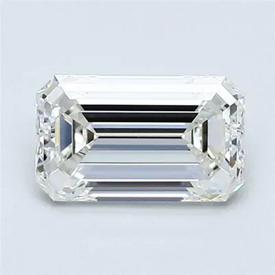 1.01ct I IF Rare Carat Ideal Cut Emerald Diamond
