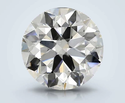 3.73ct J SI1 Rare Carat Ideal Cut Round Diamond