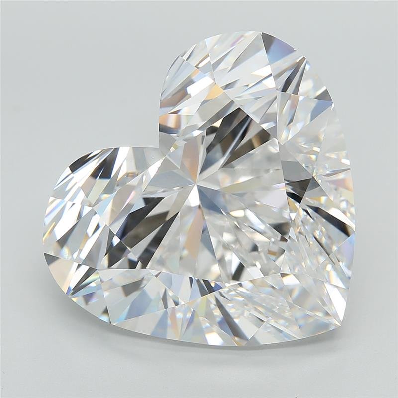 26.01ct D VVS2 Rare Carat Ideal Cut Heart Lab Grown Diamond