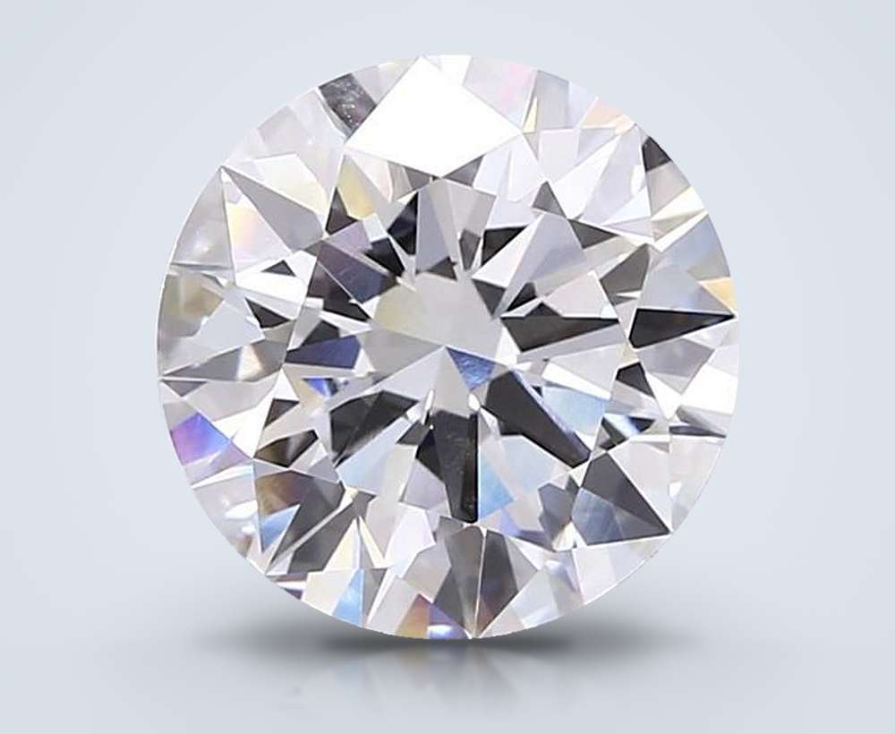 11.03ct F VVS2 Rare Carat Ideal Cut Round Lab Grown Diamond