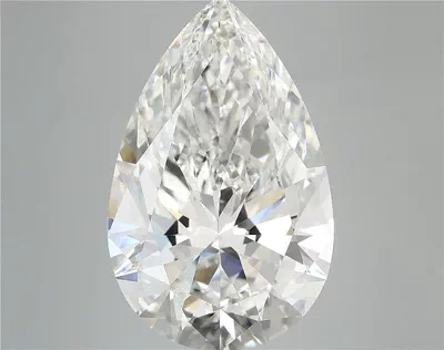 10.12ct F VVS2 Rare Carat Ideal Cut Pear Lab Grown Diamond
