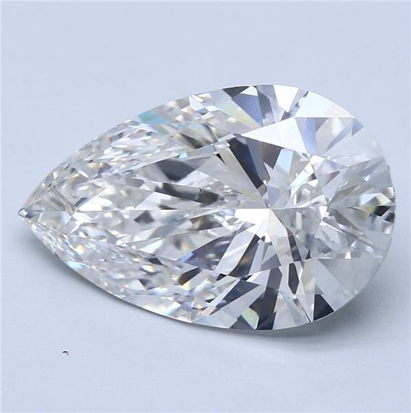 8.57ct G VS1 Rare Carat Ideal Cut Pear Lab Grown Diamond