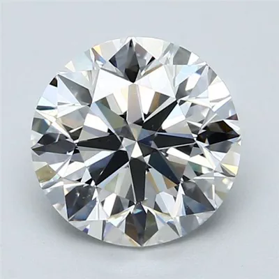 2.70ct F VS2 Rare Carat Ideal Cut Round Diamond