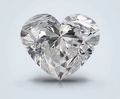 0.90ct D VS1 Rare Carat Ideal Cut Heart Diamond