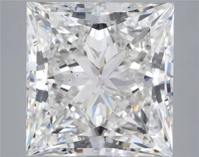 15.09ct F VS2 Rare Carat Ideal Cut Princess Lab Grown Diamond