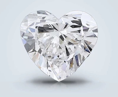 6.03ct E VVS2 Very Good Cut Heart Lab Grown Diamond