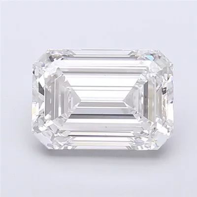 2.81ct E VS1 Rare Carat Ideal Cut Emerald Lab Grown Diamond