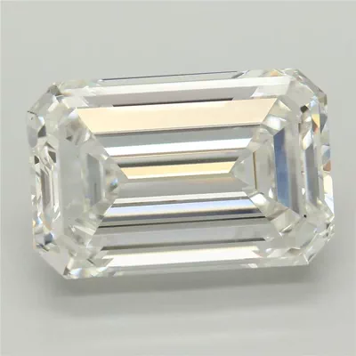 8.06ct F VVS2 Very Good Cut Emerald Lab Grown Diamond