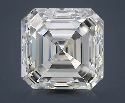 2.56ct G VVS1 Excellent Cut Asscher Diamond