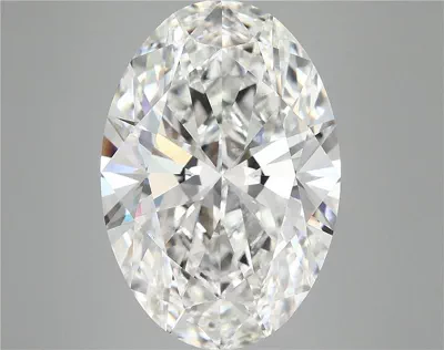 10.06ct F VVS2 Rare Carat Ideal Cut Oval Lab Grown Diamond