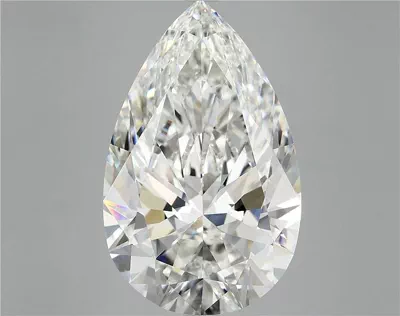 10.21ct F VVS2 Rare Carat Ideal Cut Pear Lab Grown Diamond