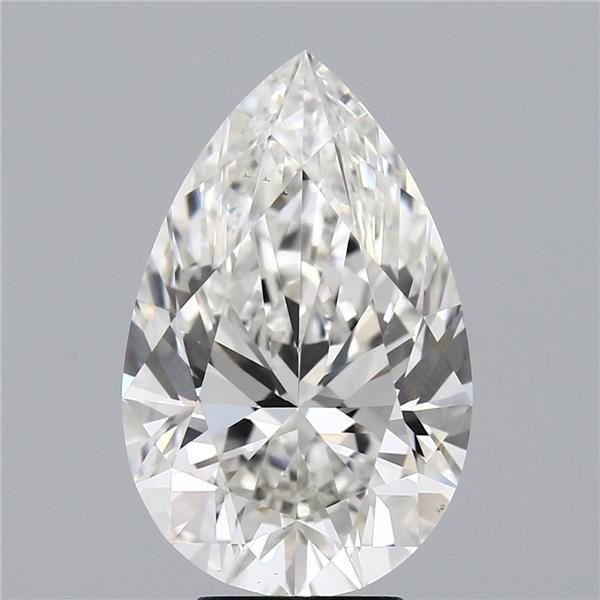 6.03ct H VS1 Rare Carat Ideal Cut Pear Lab Grown Diamond