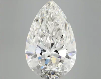 10.56ct F VVS2 Rare Carat Ideal Cut Pear Lab Grown Diamond