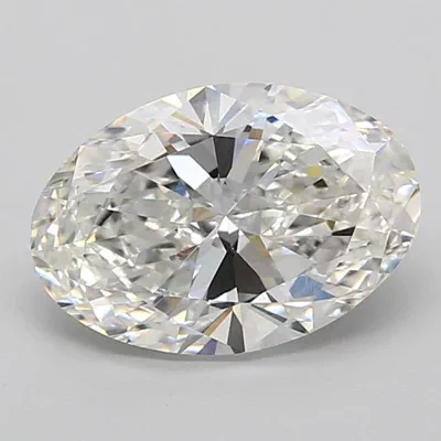 3.01ct F VVS2 Rare Carat Ideal Cut Oval Lab Grown Diamond