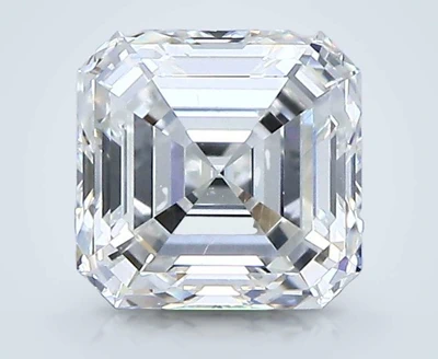 1.52ct F VS2 Rare Carat Ideal Cut Asscher Diamond