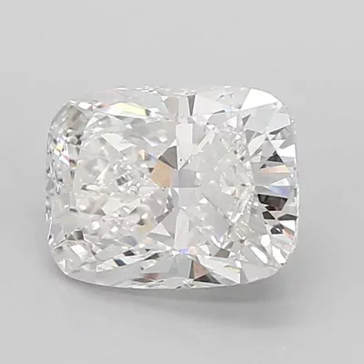 3.05ct E VS2 Rare Carat Ideal Cut Cushion Lab Grown Diamond