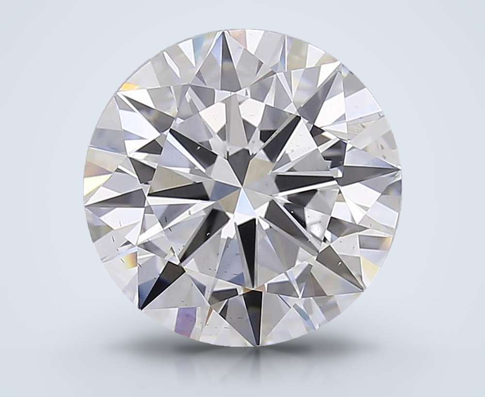 6.00ct D VS2 Very Good Cut Round Lab Grown Diamond