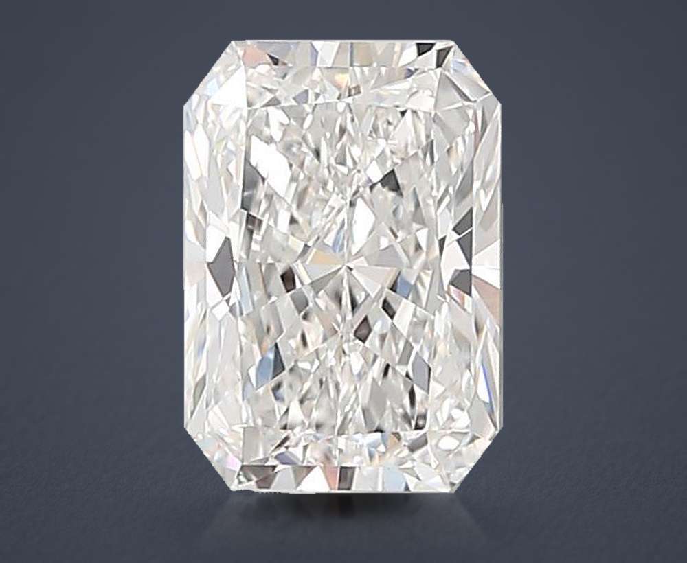 4.06ct E VVS2 Rare Carat Ideal Cut Radiant Lab Grown Diamond