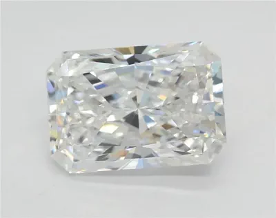 3.04ct D VS1 Rare Carat Ideal Cut Radiant Lab Grown Diamond