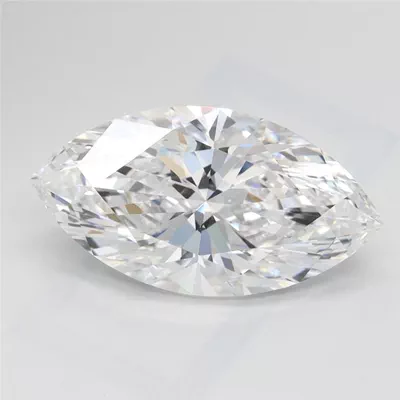 2.10ct D VVS1 Very Good Cut Marquise Lab Grown Diamond