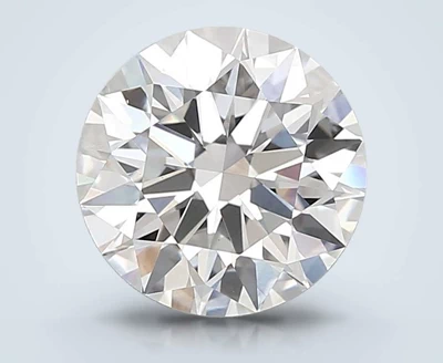 3.06ct E VS2 Rare Carat Ideal Cut Round Lab Grown Diamond