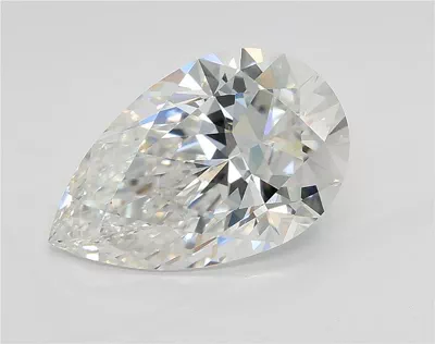3.04ct F VS1 Rare Carat Ideal Cut Pear Lab Grown Diamond