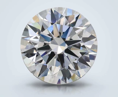 3.07ct E VVS2 Rare Carat Ideal Cut Round Lab Grown Diamond