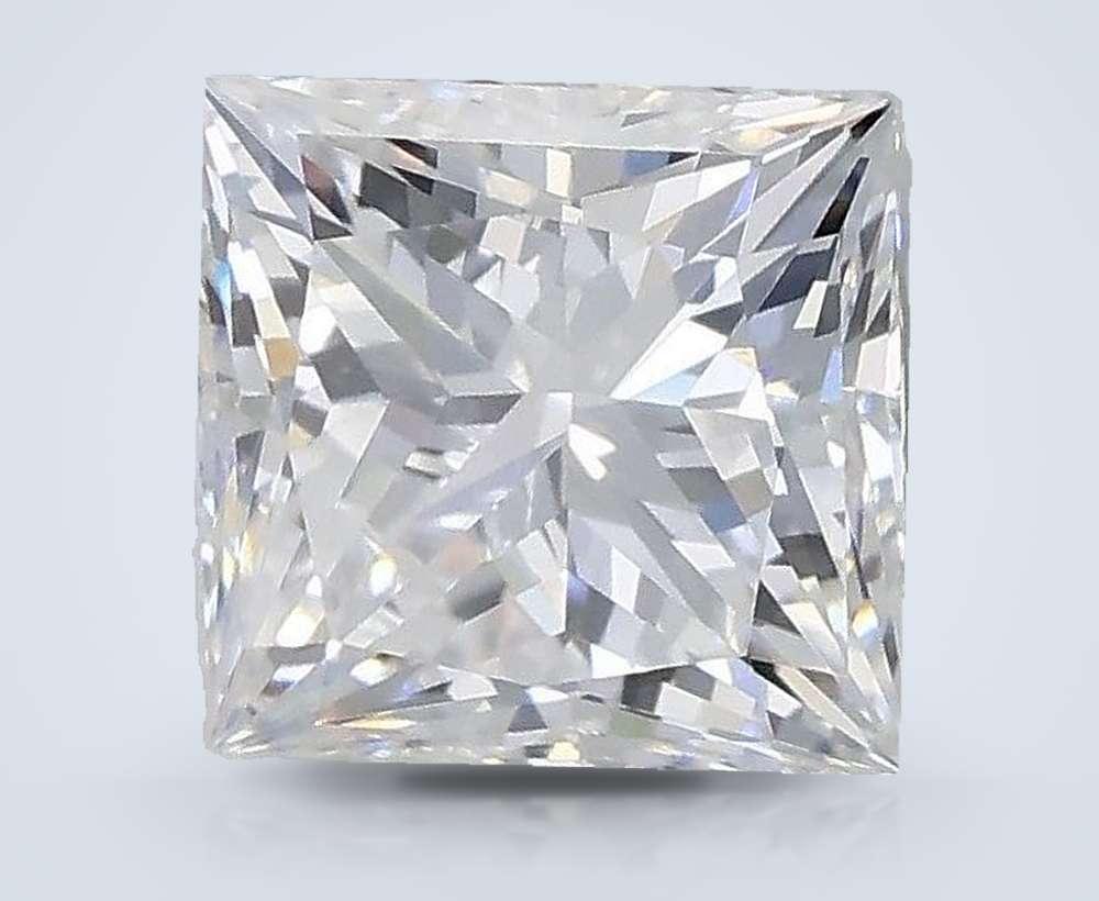 1.10ct D VS1 Rare Carat Ideal Cut Princess Lab Grown Diamond