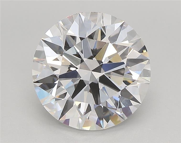 3.66ct D VVS2 Rare Carat Ideal Cut Round Lab Grown Diamond