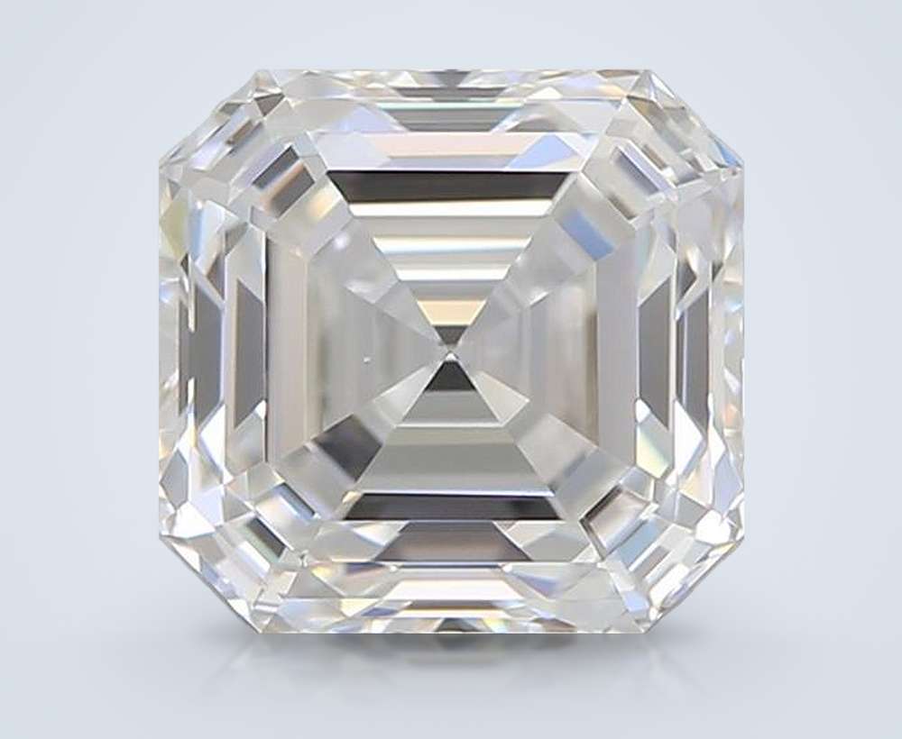 1.33ct E VS2 Rare Carat Ideal Cut Asscher Diamond