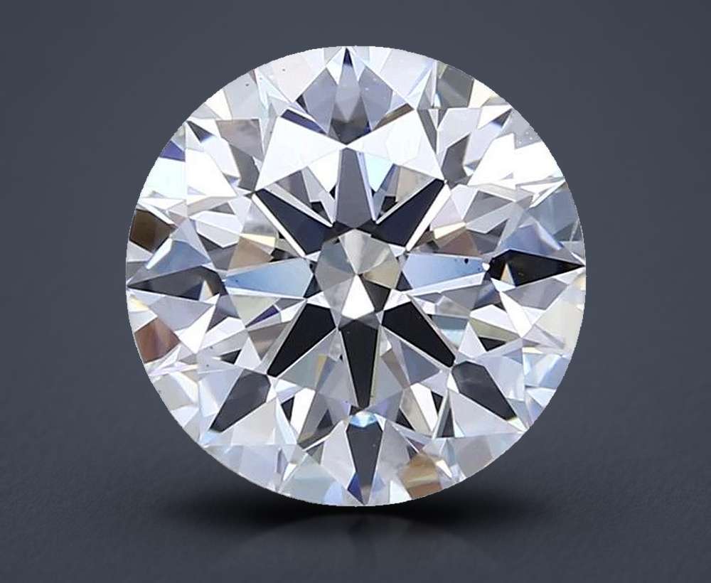 4.61ct F VS2 Rare Carat Ideal Cut Round Lab Grown Diamond
