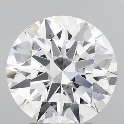 2.30ct D SI1 Excellent Cut Round Lab Grown Diamond