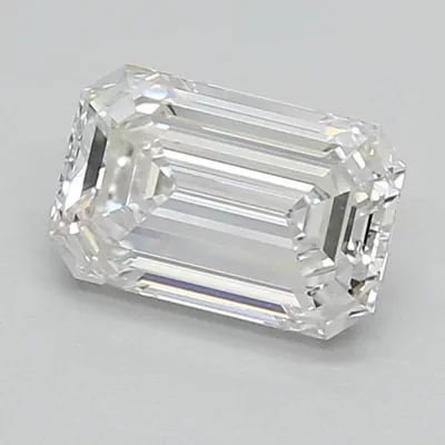 0.98ct F VS1 Rare Carat Ideal Cut Emerald Lab Grown Diamond