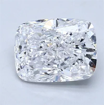 2.01ct D SI2 Rare Carat Ideal Cut Cushion Diamond
