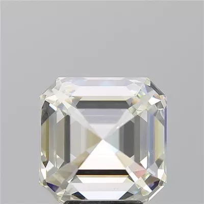 5.01ct K VS2 Rare Carat Ideal Cut Asscher Diamond