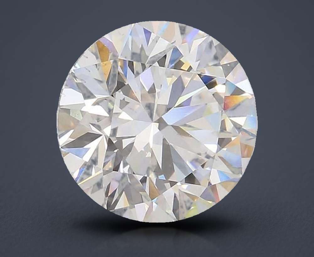 4.09ct D VS2 Rare Carat Ideal Cut Round Lab Grown Diamond