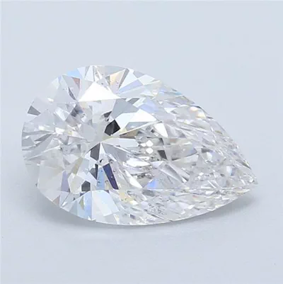0.94ct E SI1 Rare Carat Ideal Cut Pear Lab Grown Diamond