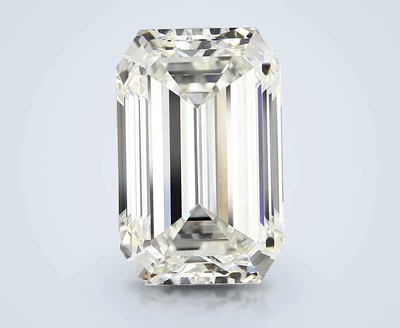 8.02ct H SI1 Rare Carat Ideal Cut Emerald Diamond