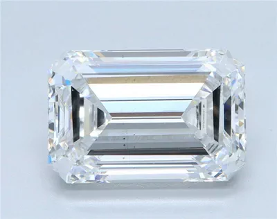 3.31ct E VS2 Rare Carat Ideal Cut Emerald Lab Grown Diamond
