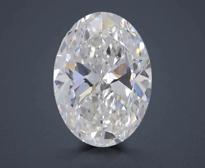 1.01ct D VVS2 Rare Carat Ideal Cut Oval Lab Grown Diamond
