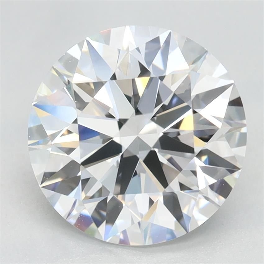 2.57ct D VVS1 Rare Carat Ideal Cut Round Lab Grown Diamond