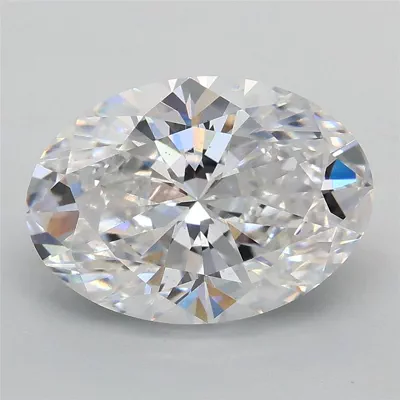 3.06ct D VS1 Rare Carat Ideal Cut Oval Lab Grown Diamond