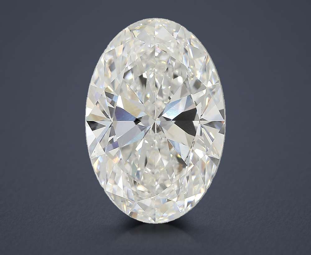 11.52ct F VVS2 Rare Carat Ideal Cut Oval Lab Grown Diamond