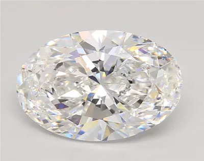 4.07ct D VS1 Rare Carat Ideal Cut Oval Lab Grown Diamond