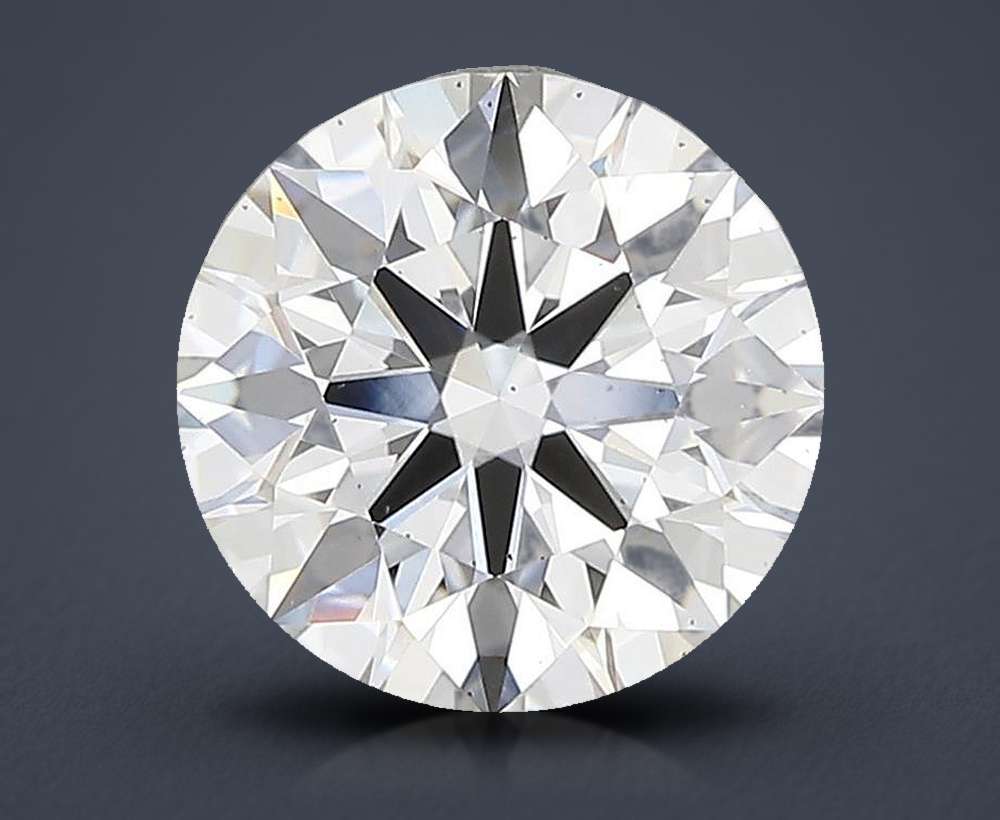2.57ct E SI1 Rare Carat Ideal Cut Round Lab Grown Diamond