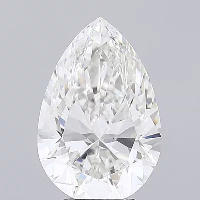 4.01ct G VVS2 Rare Carat Ideal Cut Pear Lab Grown Diamond